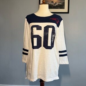 Patriots NFL Vintage Style Raglan